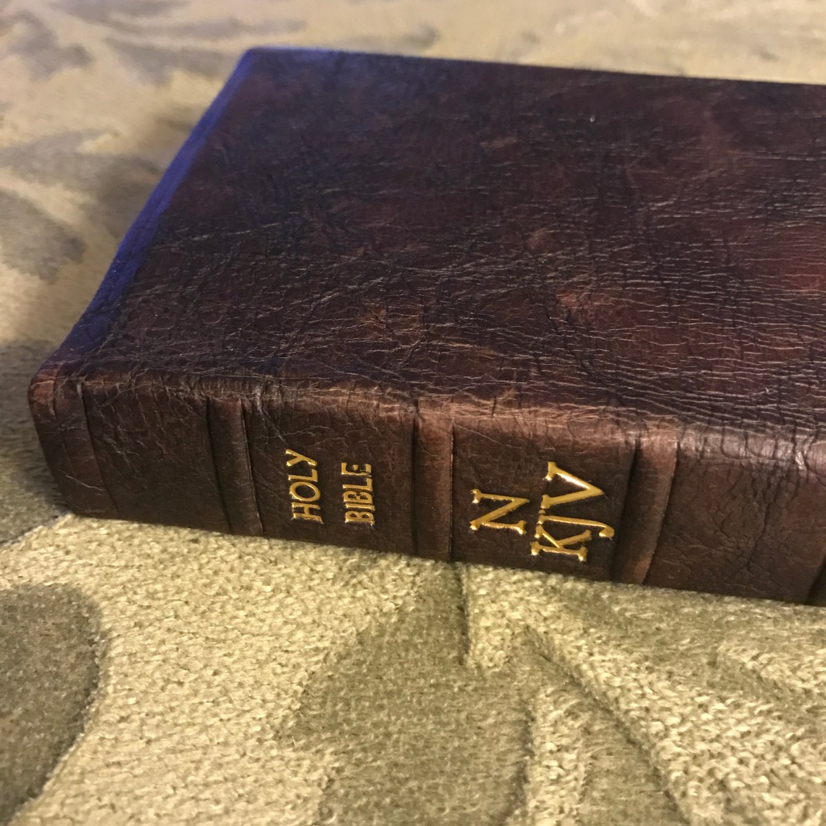 Gutenberg Antique goatskin Pocket Nkjv Bible Caloca Bibles